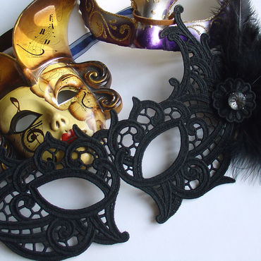 Аксессуары ручной работы. Ярмарка Мастеров - ручная работа Кружевная маска. Handmade.