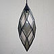 Order Glass crystal lamp in a modern style. tiffanarium (Tiffanarium). Livemaster. . Ceiling and pendant lights Фото №3