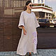 Copy of Copy of Maxi linen dress with embroidery. Dresses. NATALINI. My Livemaster. Фото №4