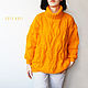 Jerseys: Sweater women knitted Leaves. Sweaters. CUTE-KNIT by Nata Onipchenko. Online shopping on My Livemaster.  Фото №2