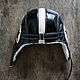 Головные уборы: Кожаная шапка-шлем Star Helmet Black. Шапки. HotCaps. Ярмарка Мастеров.  Фото №4