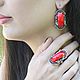 Jewelry set with coral made of 925 silver ALS0026, Jewelry Sets, Yerevan,  Фото №1