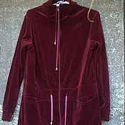 Винтаж handmade. Livemaster - original item Clothing vintage: Velour dressing gown. New.. Handmade.