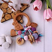 Куклы и игрушки handmade. Livemaster - original item Rodent for a newborn Cute snail (rattle, gift to the baby). Handmade.