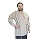 Рубаха Казачья, лен, S-4XL, от 1500 до 3500 руб, Народные рубахи, Королев,  Фото №1