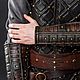 Leather Bracers with lacing. Bracers. Workshop Sokol. My Livemaster. Фото №5