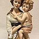 Винтаж: СТАТУЭТКА. МАТЬ С РЕБЁНКОМ. КАПОДИМОНТЕ. CAPODIMONTE. Статуэтки винтажные. AntiqueUK3. Интернет-магазин Ярмарка Мастеров.  Фото №2