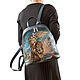 Women's backpack ' Look into the future'. Backpacks. Pelle Volare. My Livemaster. Фото №6