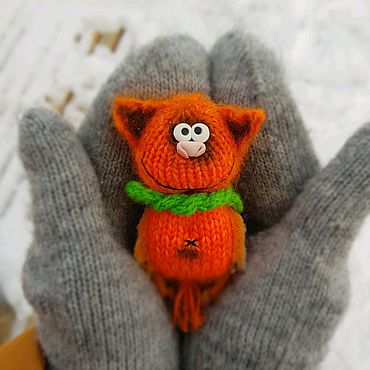 Куклы и игрушки ручной работы. Ярмарка Мастеров - ручная работа Кот Басик. Handmade.