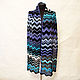 Order Bargello Knitted Openwork Stole Scarf. Yuliya Chernova. Livemaster. . Scarves Фото №3