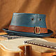 hats: Leather Porkpie Hat PPH-13. Hats1. Bluggae Custom Headwear. Online shopping on My Livemaster.  Фото №2