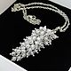 Заказать Кулон гроздь с цирконом. Дизайнерские украшения Умиление (umilenie-jewelry). Ярмарка Мастеров. . Кулон Фото №3