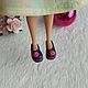 Shoes for Doll Princess Disney colour- blue 18mm. Clothes for dolls. Olga Safonova. My Livemaster. Фото №5