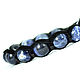 Shamballa bracelet with suede and sodalite, Bead bracelet, Moscow,  Фото №1
