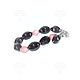 Black anat bracelet with pink coral. Bead bracelet. Geode (Geode). Online shopping on My Livemaster.  Фото №2