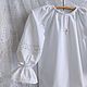 Christening dress 'Xenia'. Baptismal shirt for girls, Baptismal shirts, St. Petersburg,  Фото №1