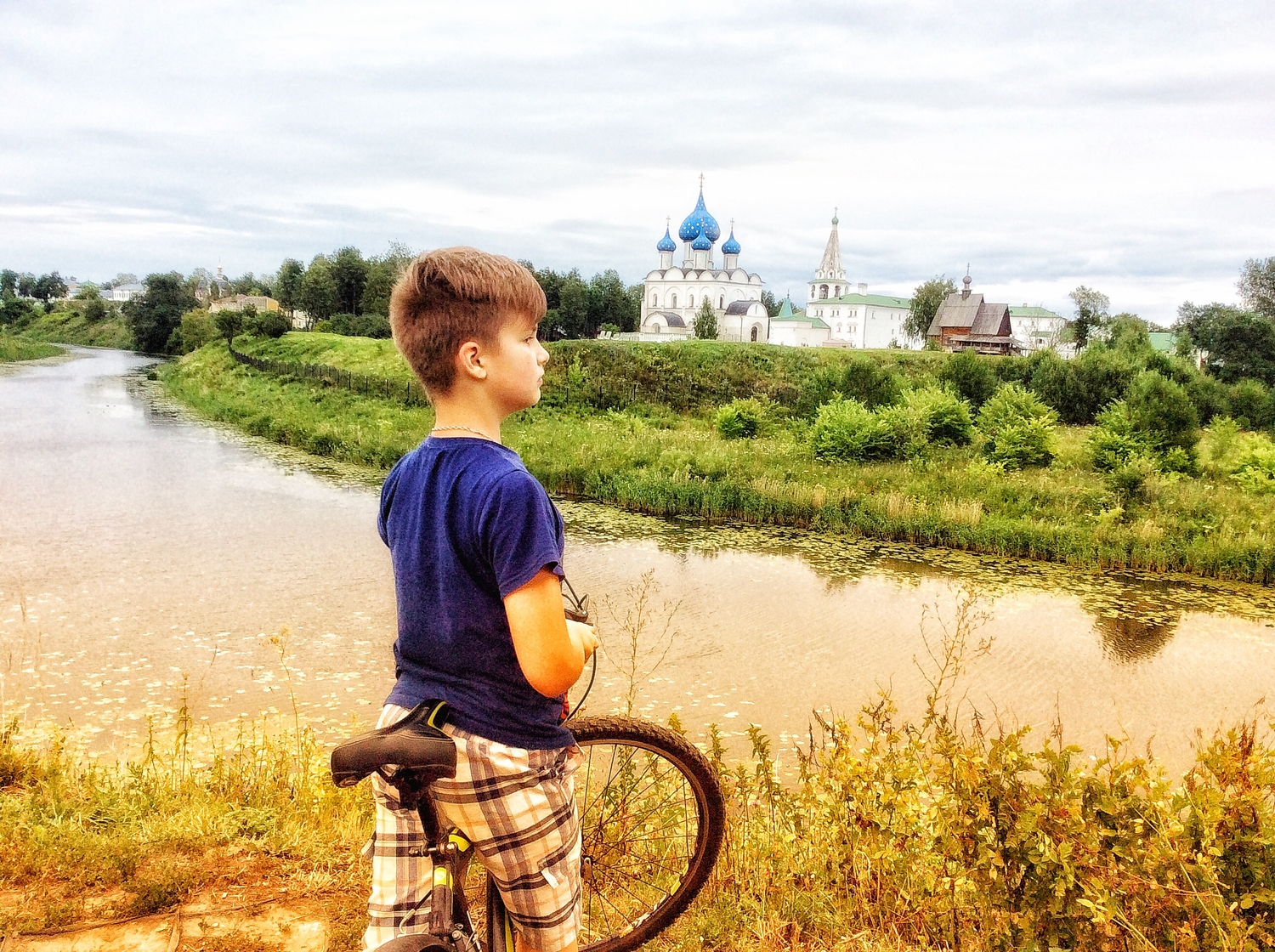 На этюдах в Суздале