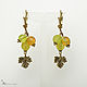 Order Gooseberry Berry earrings lampwork Murano glass. fiery-tale lampwork (fiery-tale). Livemaster. . Earrings Фото №3