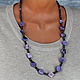 Order Necklace from charoite ' Charovnitsa'. Magic box. Livemaster. . Necklace Фото №3