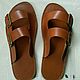 Men's sandals Osaka Whiskey 42p. Sandals. Мастерская VR. Online shopping on My Livemaster.  Фото №2