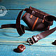 Waist bag:  ' Sunny walk ' leather belt bag. Waist Bag. VOLGA-VOLGA. My Livemaster. Фото №5