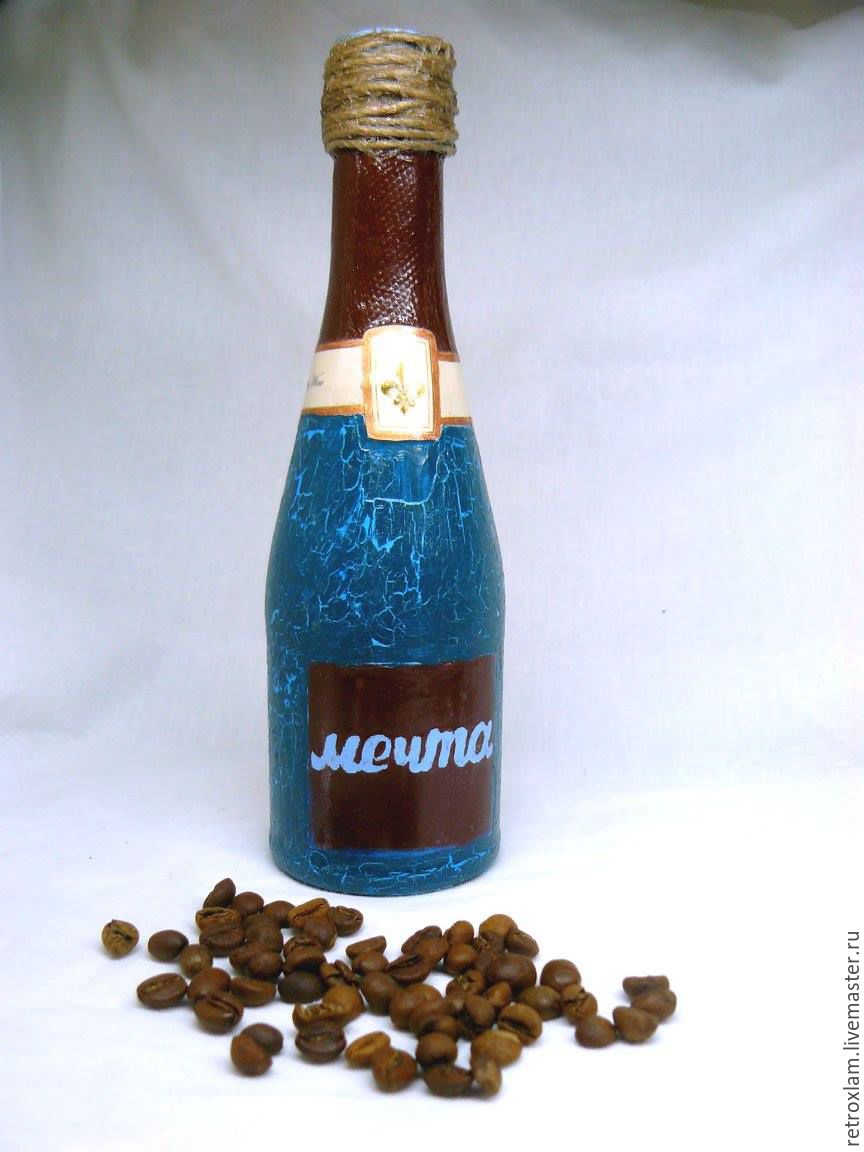 Бутылка декоративная, Вазы, Москва,  Фото №1