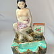 Girl Nude Matchbox Ashtray Old China 1950s Figurine China, Vintage statuettes, Saratov,  Фото №1