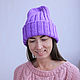 Hat lilac. Caps. zuba. Online shopping on My Livemaster.  Фото №2