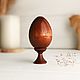 Huevo de Pascua de madera con caras de Santos, 10 cm. Eggs. Ручной Лис. My Livemaster. Фото №5