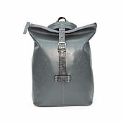 Сумки и аксессуары handmade. Livemaster - original item Backpacks: Grey Women`s Leather backpack bag Alisha SR34t-741. Handmade.