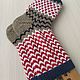 RussianSocks Вязаные носки из овечьей шерсти с зиг-загами. Носки. RussianSocks ВЯЗАНЫЕ НОСКИ ВАРЕЖКИ. Ярмарка Мастеров.  Фото №8