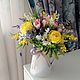 Букет искусственных цветов в кувшине для декора дома, Композиции, Волгоград,  Фото №1