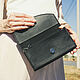 Leather wallet with magnetic button. Wallets. G.L.A.D.. My Livemaster. Фото №5