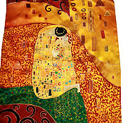 Платки: Шелковый платок батик "Роскошные узоры"