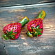 Hair clips 'Sweet strawberry' (2 options), Jewelry Sets, Krasnodar,  Фото №1