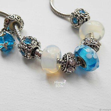 ручной работы. Ярмарка Мастеров - ручная работа Браслет в стиле пандора