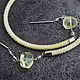 Open necklace made of lemon quartz and rock crystal yellow. Necklace. gershman. My Livemaster. Фото №6