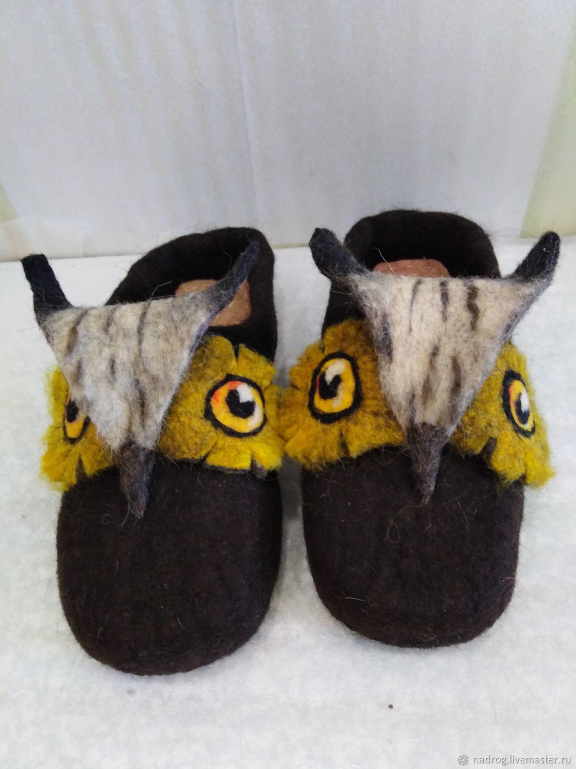 Тапочки: Тапочки валяные Умный птиц в интернет-магазине Ярмарка ...