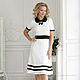 Dress 'University white'. Dresses. Designer clothing Olesya Masyutina. Online shopping on My Livemaster.  Фото №2