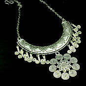 Украшения handmade. Livemaster - original item Necklace made of Nickel silver with silver plating and beads. Handmade.
