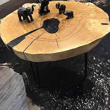 Кофейные столы из дуба