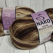 Материалы для творчества handmade. Livemaster - original item Nako Mohair Delicate Matik yarn (Nako Mohair Delicate Matik). Handmade.