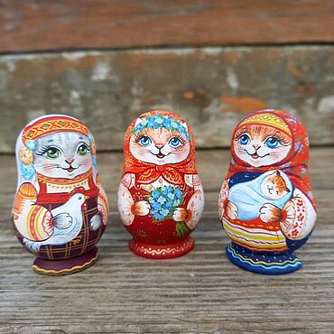 Сувениры и подарки ручной работы. Ярмарка Мастеров - ручная работа Магнит "Кошечки" НОВИНКИ. Handmade.