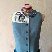 Одежда handmade. Livemaster - original item vests: 