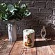 Подсвечник для чайной свечи Девочка и кот, Подсвечники, Бронницы,  Фото №1
