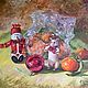  Oil painting ' Christmas toys», Pictures, Moscow,  Фото №1