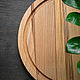 Round board made of solid beech. Cutting Boards. Компания Wood Makers. Online shopping on My Livemaster.  Фото №2