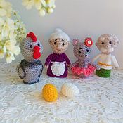 Куклы и игрушки handmade. Livemaster - original item Penlight theater knit hen. Handmade.