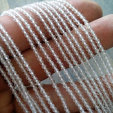 Украшения ручной работы. Ярмарка Мастеров - ручная работа Горный Хрусталь Огранка 2мм (арт 320)Я. Handmade.