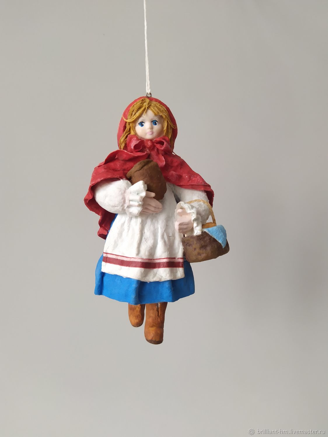 Ватная игрушка Красная Шапочка в интернет-магазине Ярмарка Мастеров по ...